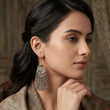 Load image into Gallery viewer, Handmade Tribal Coins Dangling Earrings
