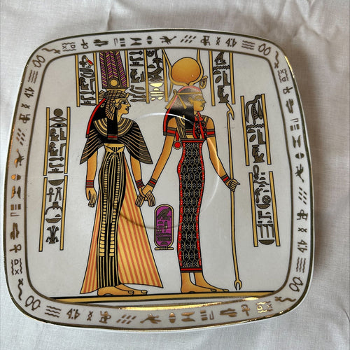 Egyptian Ancient Porcelain Decorative Plate