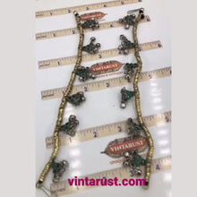 Load image into Gallery viewer, Ethnic Multicolor Pair Glass Stone Anklets
