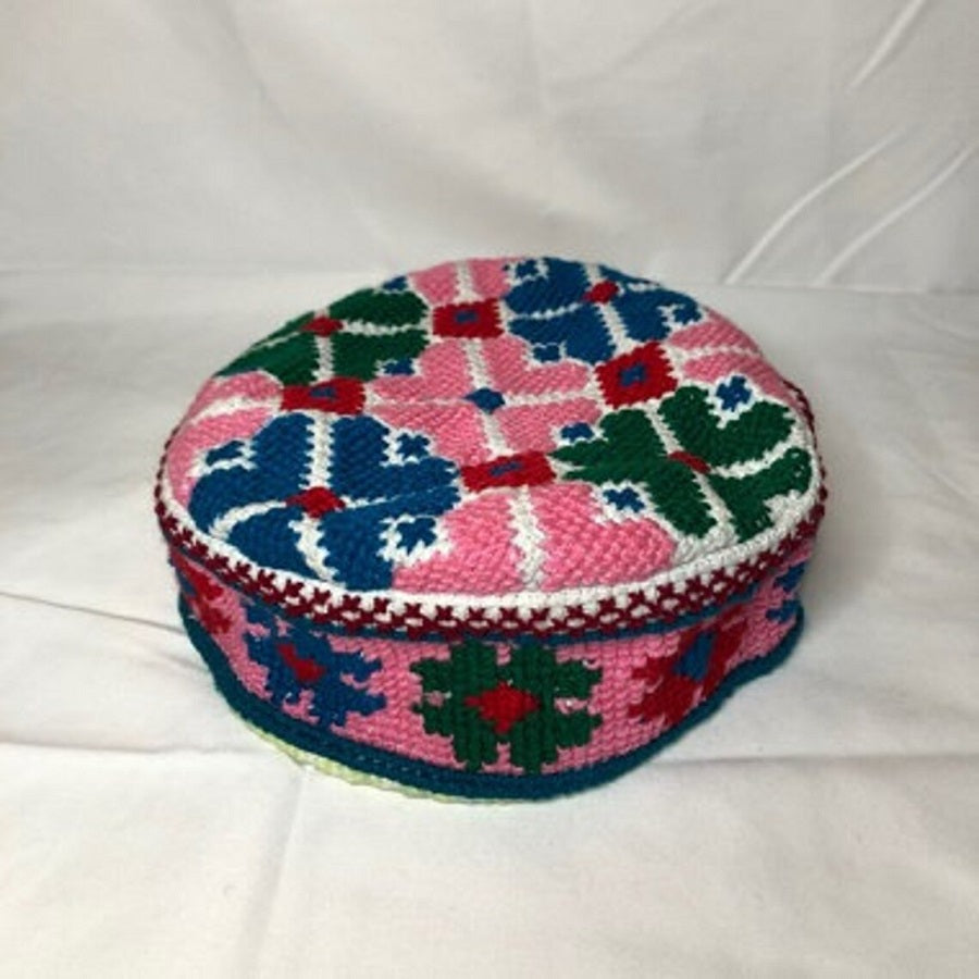 Floral Cap Hunza Headwear Winter Hat – Vintarust display picture 2