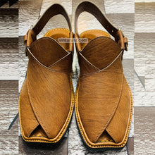 Load image into Gallery viewer, Genuine Leather Handmade Peshawari Sandals
