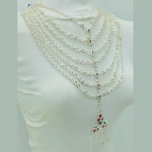 Load image into Gallery viewer, Gorgeous Antique Handmade Silver Bib Necklace

