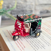 Load image into Gallery viewer, Hand-Painted Miniature Auto Rickshaw Home Decor
