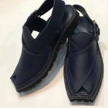 Load image into Gallery viewer, Handcrafted Blue Casual Leather Shoes
