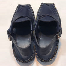 Load image into Gallery viewer, Handcrafted Blue Casual Leather Shoes
