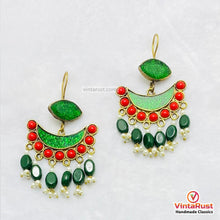 Load image into Gallery viewer, Handmade Afghan Kuchi Boho Dangle Earrings
