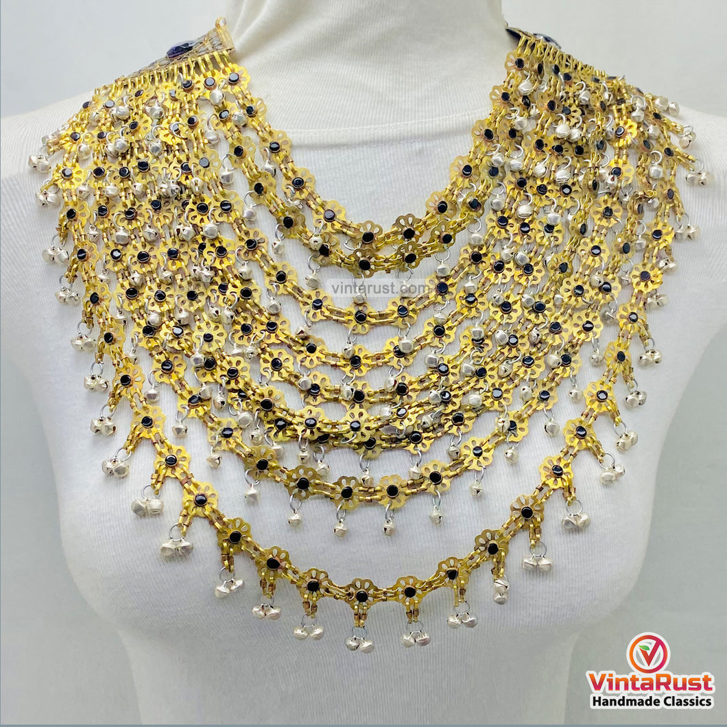Handmade Afghan Tribal Statement Layered Necklace