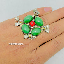 Load image into Gallery viewer, Antique Handmade Adjustable Statement Ring
