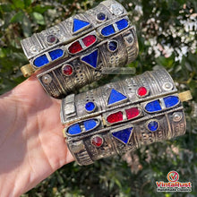 Load image into Gallery viewer, Tribal Handmade Antique Boho Cuff Bracelet
