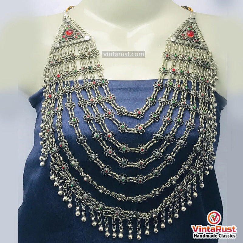 Handmade Boho Multilayers Bib Necklace