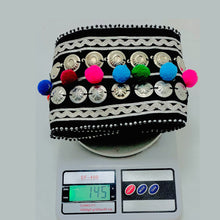 Load image into Gallery viewer, Handmade Belly Belt With Buttons and Laces
