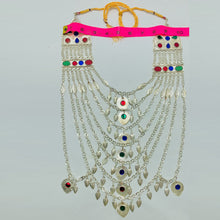 Load image into Gallery viewer, Vintage Handmade Big Silver Gypsy Necklace
