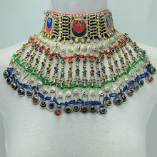 Load image into Gallery viewer, Handmade Bohemian Multicolor Choker Necklace
