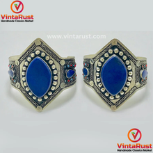 Load image into Gallery viewer, Handmade Boho Lapis Lazuli Gemstone Bracelet
