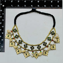 Load image into Gallery viewer, Handmade Choker Necklace With Glass Stones and Shells
