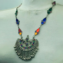 Load image into Gallery viewer, Handmade Colorful Boho Statement Necklace
