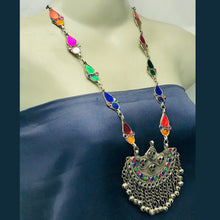 Load image into Gallery viewer, Handmade Colorful Boho Statement Necklace
