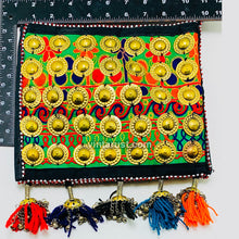 Load image into Gallery viewer, Handmade Crossbody Bag Embellished with Metal Pieces
