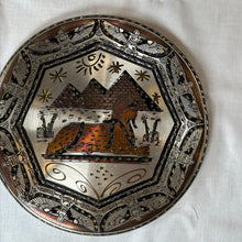 Load image into Gallery viewer, Handmade Egyptian Ancient Pyramids Sphinx Plate
