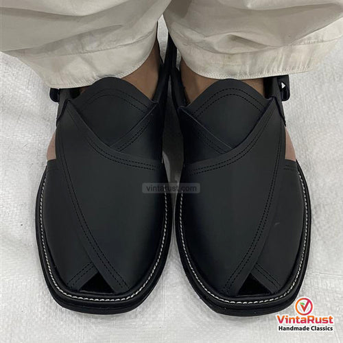 Handmade Genuine Leather Peshawari Sandals for Men's