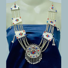 Load image into Gallery viewer, Handmade Gypsy Silver Kuchi Necklace
