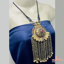 Load image into Gallery viewer, Handmade Kuchi Bohemian Round Pendant Necklace
