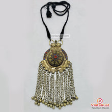 Load image into Gallery viewer, Handmade Kuchi Bohemian Round Pendant Necklace
