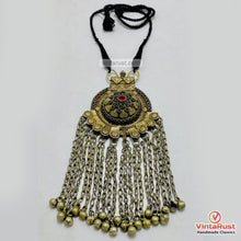 Load image into Gallery viewer, Handmade Kuchi Bohemian Round Pendant Necklace
