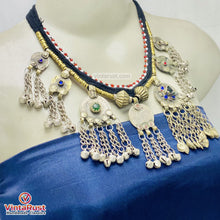 Load image into Gallery viewer, Handmade Kuchi Tribal Coin Statement Necklace
