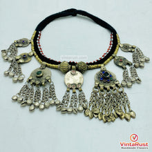Load image into Gallery viewer, Handmade Kuchi Tribal Coin Statement Necklace
