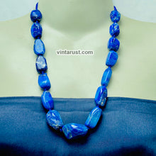 Load image into Gallery viewer, Handmade Lapis Lazuli Gemstone Necklace
