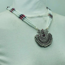 Load image into Gallery viewer, Handmade Layered Beaded Chain Necklace
