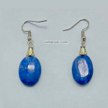 Load image into Gallery viewer, Handmade Lapis Lazuli Necklace and Earrings
