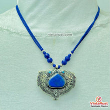 Load image into Gallery viewer, Massive Lapis Lazuli Stone Kuchi Necklace
