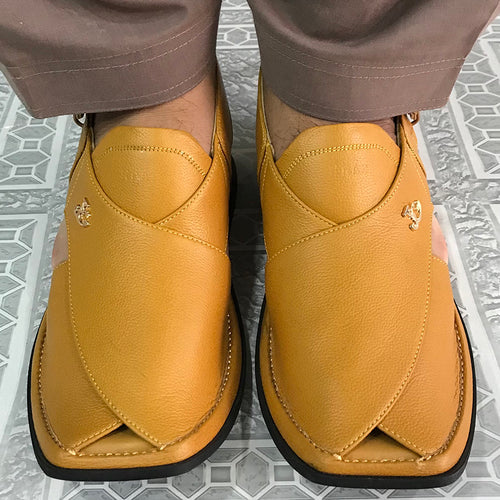 Handmade Men's Leather Peshawari Chappal