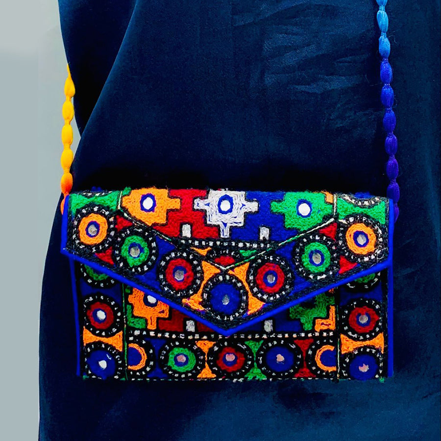 Handmade Multicolor Cross Bag