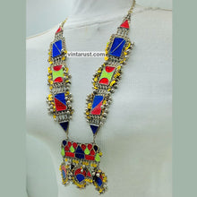 Load image into Gallery viewer, Handmade Multicolor Kuchi Pendant Necklace
