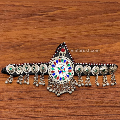 Handmade Multicolor Stones Statement Headpiece