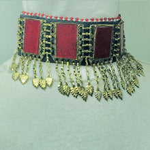 Load image into Gallery viewer, Handmade Necklace With Matha Tikka and Earrings
