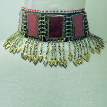 Load image into Gallery viewer, Handmade Necklace With Matha Tikka and Earrings
