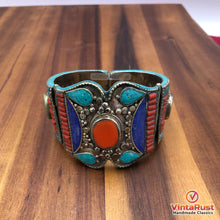 Load image into Gallery viewer, Handmade Nepalese Vintage Cuff Bracelet
