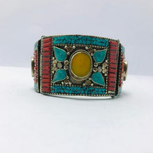 Load image into Gallery viewer, Handmade Nepalese Vintage Cuff Bracelet
