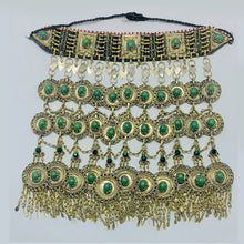 Load image into Gallery viewer, Handmade Oversized Tribal Choker Necklace
