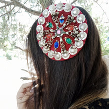 Load image into Gallery viewer, Handmade Red Ertugrul Inspired Hair Clip
