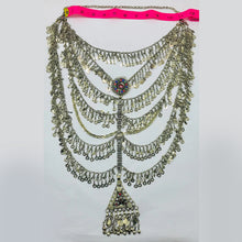 Load image into Gallery viewer, Handmade Silver Khuchi Multilayers Bib Necklace
