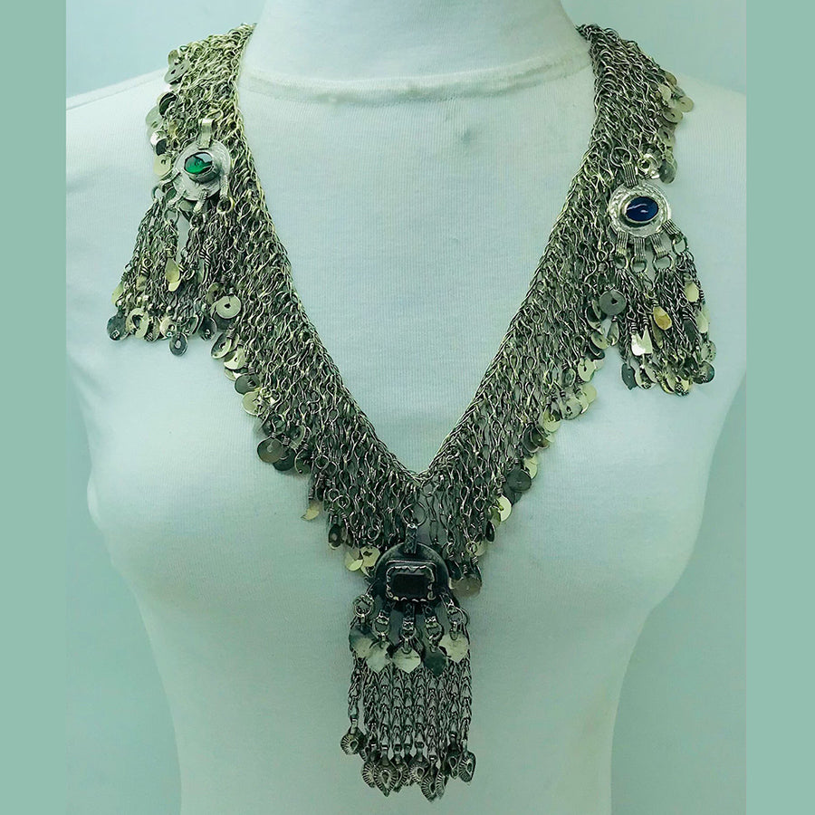 Handmade Silver Kuchi Pendant Necklace