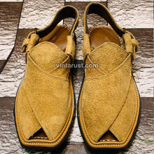 Load image into Gallery viewer, Handmade Suede Leather Norozi Chappal
