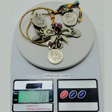 Load image into Gallery viewer, Handmade Tribal Coins Choker With Stones
