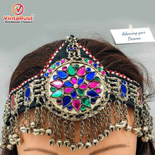 Load image into Gallery viewer, Handmade Tribal Jewelry Set Headpiece, Necklace and Earrings
