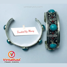 Load image into Gallery viewer, Handmade Tribal Statement Stones Bracelet
